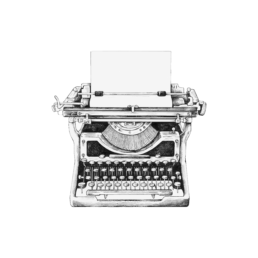 Typewriter illustration
