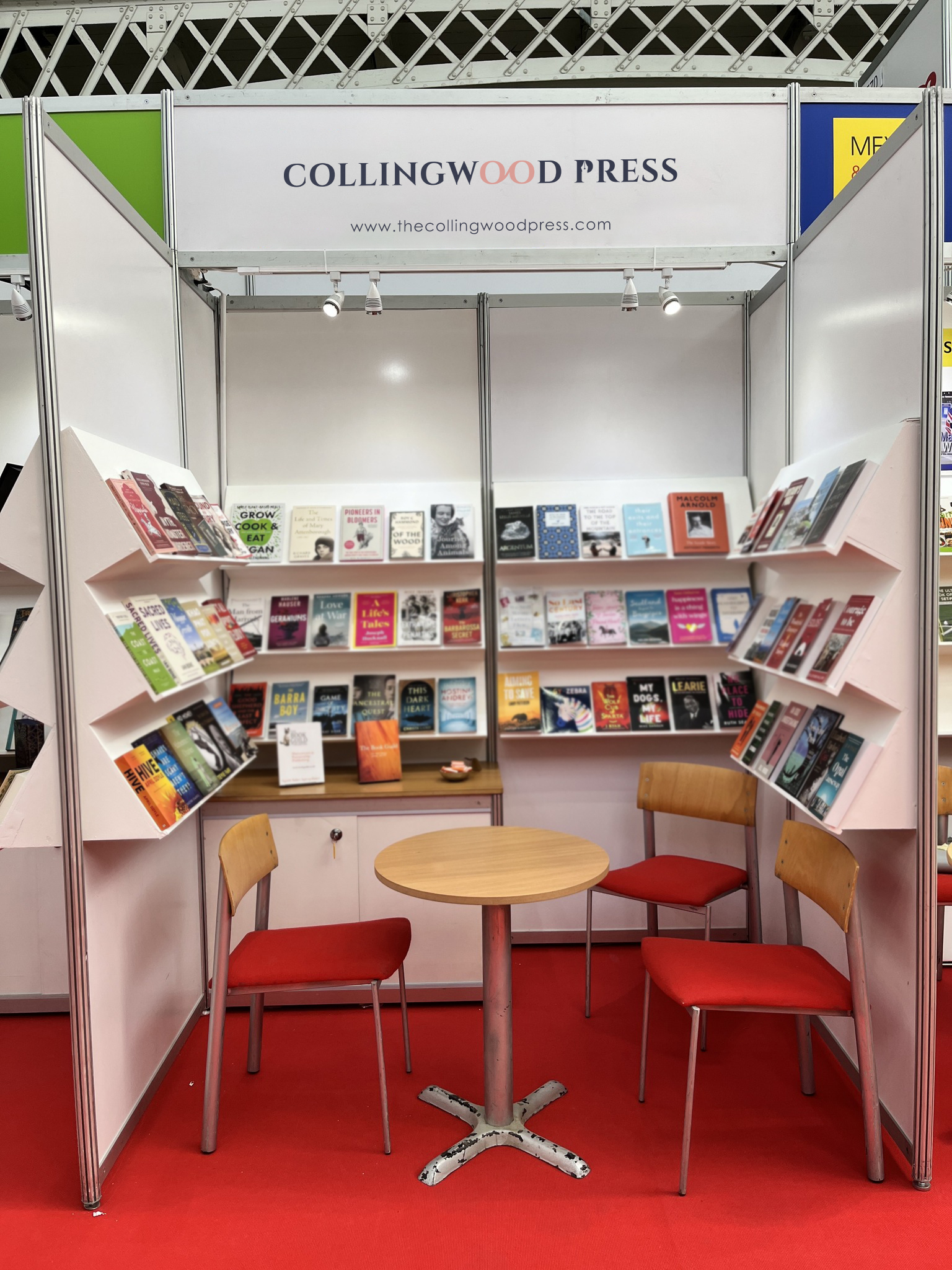 Book fair publishing booth